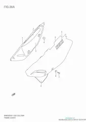 Emblem,frame cover (68131-32E10-8YM)