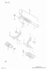 Footrest, pillion gn (43700-05301-000)