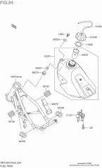Gasket rm65 rm-z250 (K1106-01340-000)