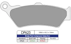 Колодки гальмівні дискові DP BRAKES RDP623
