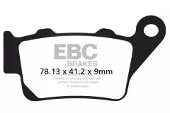 Колодки гальмівні дискові EBC SFA213
