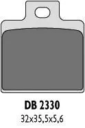Колодки гальмівні дискові DELTA DB2330MX-D