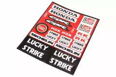 Наклейки на планшеті HONDA 23шт 22х17, 5981, (Китай)