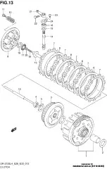 Rod,clutch push rv12 (23110-05203-000)