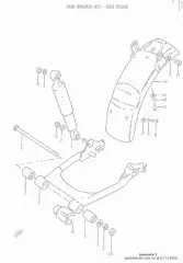 Shaft,rr swinging ar (61211-25001-000)