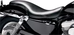 Сидіння Le Pera King Cobra 04-06 XL гладке (0804-0154), Чорний
