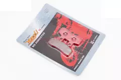 Колодки гальмівні дискові ELSTARS, ITALJET-Pit Jet 50 2T, Pit Jet 125 4T(Pro), GENERIC-Mini Trigger X50, Mini Trigger SM, LIFAN-LF 125 червоні (YONGLI), Червоний