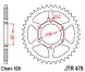 Зірка задня JT Sprockets JTR478.45