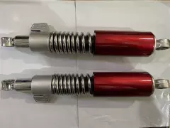 Амортизатор задній (пара) GY6, DIO ZX 350mm, регульовані (12х10) AKITA ST