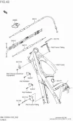 Clamp rm-z250/k4 (K9217-11279-000)