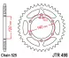 Зірка задня JT Sprockets JTR498.40