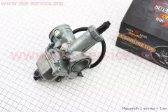 Карбюратор СВ/CG-200 дифузор 30мм дросель ручний, якісна копія (KEIHIN)