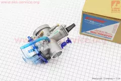 Карбюратор CB125-300 тюнінг прозорий піддон PWK 28 дифузор 28мм з механічною заслінкою, якісна копія (KEIHIN)