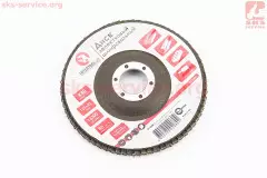 Круг шліфувальний пелюстковий 125х22мм K80 BT-0208 (INTERTOOL)