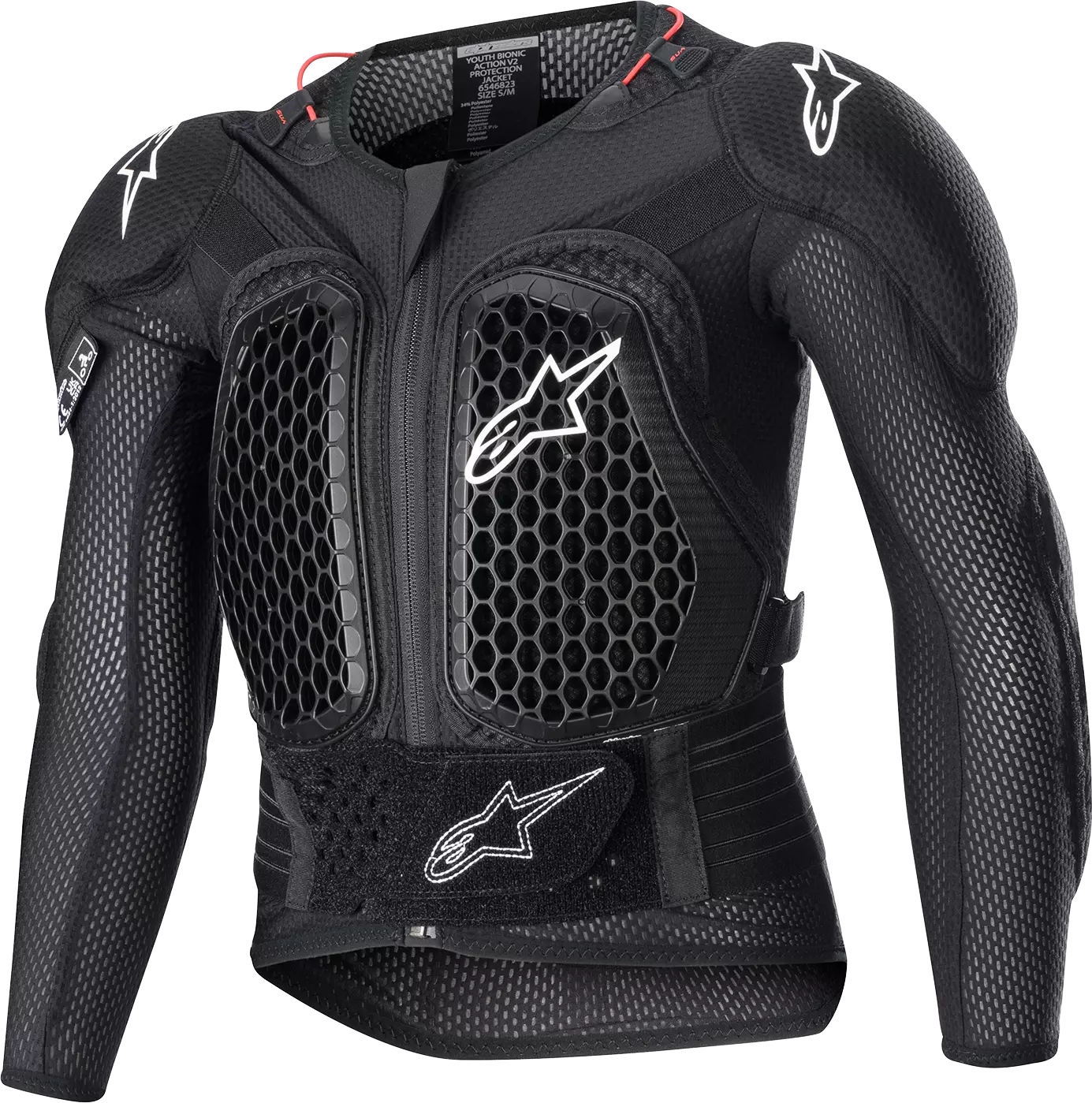 Мотозахист підлітковий Alpinestars Bionic Action V2 Protection, Чорний, M, S
