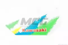 Наклейка логотип KAWASAKI (28х15) (2322)
