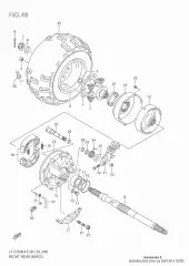 Plate, rear hub, r (64138-21G00-000)