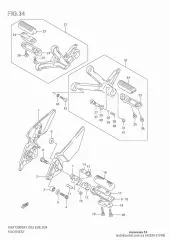 Rubber, footrest gsf (43550-31F00-000)