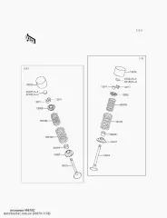 Пружина-клапана,випускний, ZX1200-A (490781198)