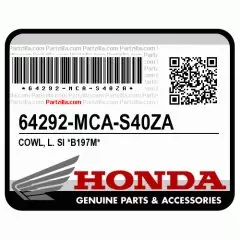 Пластик, L. SIDE *B197M (64292-MCA-S40ZA)