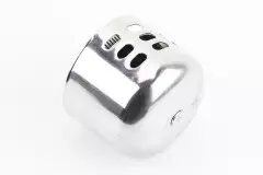 Фільтр повітряний нульовий 42мм прямий ХРОМ, (Китай), Хром