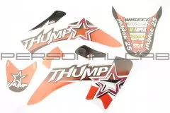 Наклейки набір Triumph (50х25) (4 шт) (0063)