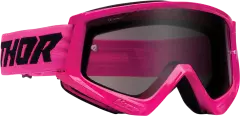 Окуляри кросові THOR Combat Sand Racer, Чорний/Рожевий