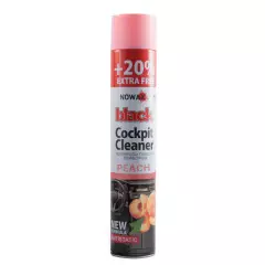Поліроль панелі приладів NOWAX Cockpit Cleaner Spray Peach 750 мл.