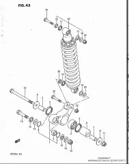 Spacer dr125se (62646-42A11-000)