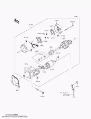 Пружина-щітки KAF540-C1 (210402052)