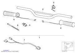 Выключатель обогреваемой ручки (71607670698)
