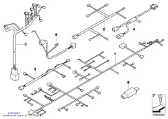 Жгут проводов ручки с обогревом (71607670697)