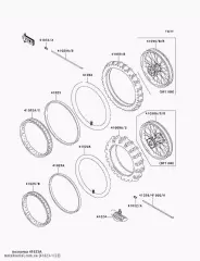BAND-RIM,X-16A(BS) KX80-Z1 (410231123)