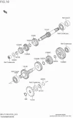 Bushing dr-z110 (K9213-91102-000)