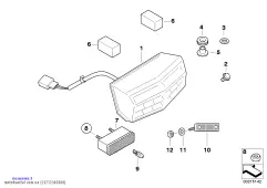 Болт с шестигранной головкой (13712343300)