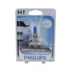 Лампа Philips H1 Cristal Vision 12V 55W P14,5s блістер 1шт. (12258CVB1)