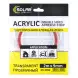 Стрічка клеюча двостороння SOLAR ACRYLIC (VHB) прозора, 9мм - 2м