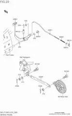 Spring,brake rod dr- (K9208-11688-000)