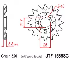 Зірка передня JT Sprockets JTF1565.13SC