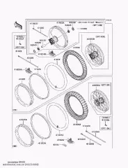 BAND-RIM,90/100-21(D) KX450D6F (410230009)