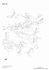 Cushion,fuel vl1500 (44541-10F00-000)