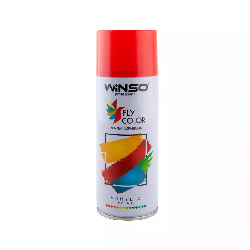Фарба Winso акрилова,Spray світло-червоний 450ml.