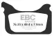 Колодки гальмівні дискові EBC EPFA405HH Extreme Pro