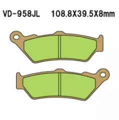 Колодки гальмівні дискові VESRAH VD-958JL