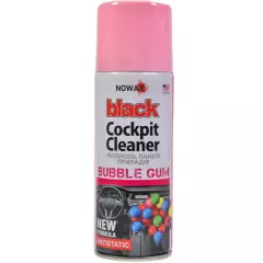 Поліроль панелі приладів NOWAX BLACK Cockpit Cleaner Bubble Gum 450мл.