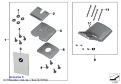 Комплект держателя навигатора (71607676948)