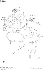 Stay, fuel tank gsx- (44574-35F00-000)