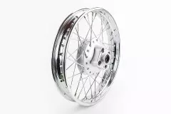 Диск задній спицьований 2,15-18 (дискове гальмо) (вісь 15мм), (Viper), Хром