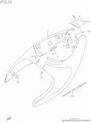 Emblem,frame cov (68131-02F00-G7U)