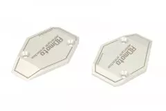 Крашпеди-слайдери (відбійники) RDMOTO RDM-CAPSL-S, Срібний